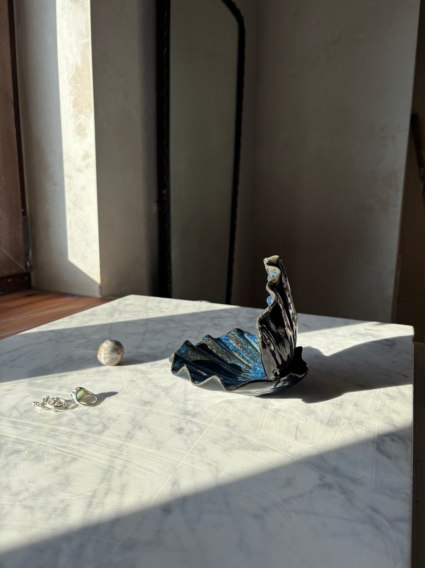 Muszla Skarbiec na Biżuterię Midnight Ocean