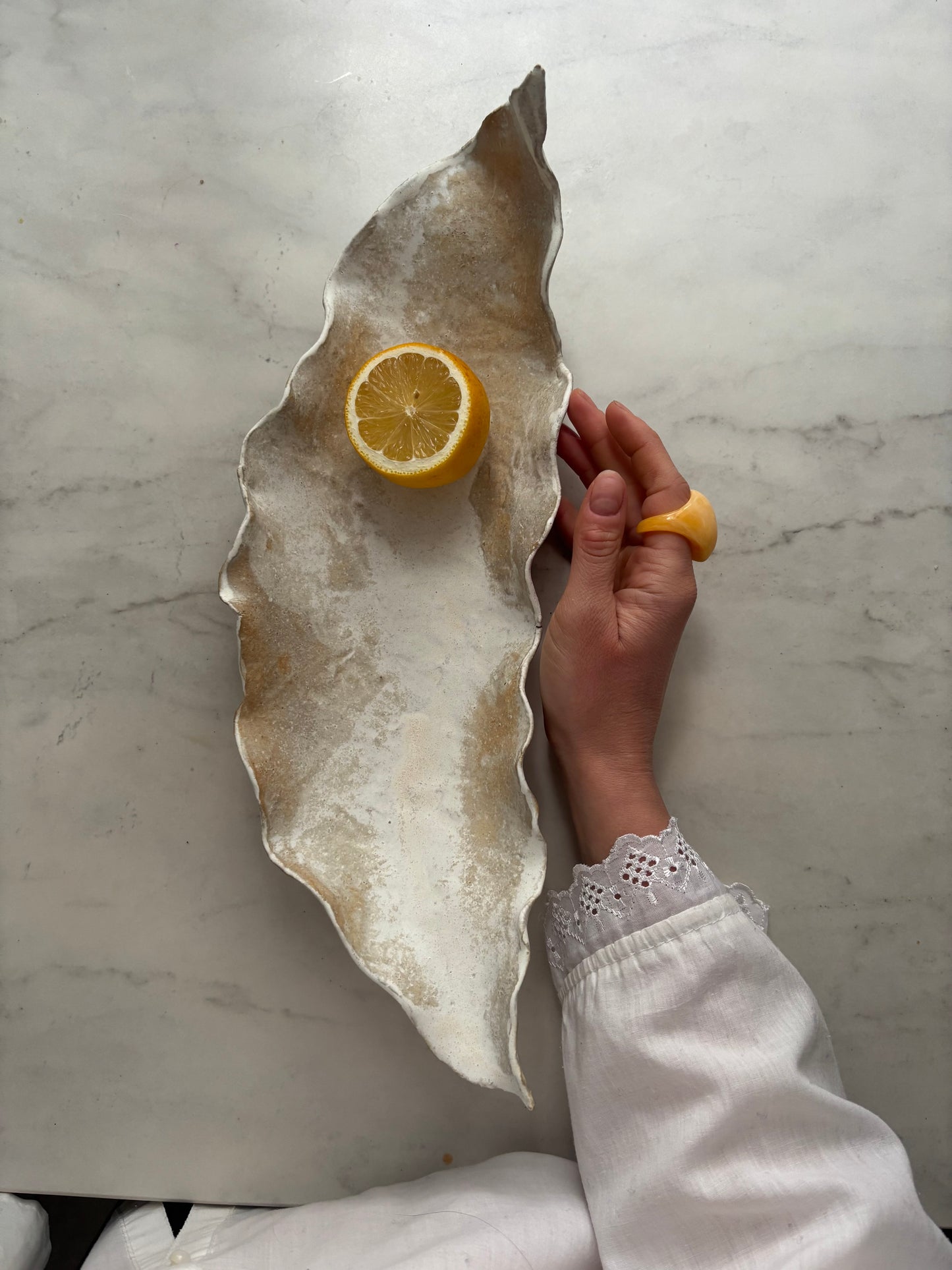 Ceramiczna Patera Ostryga XXL