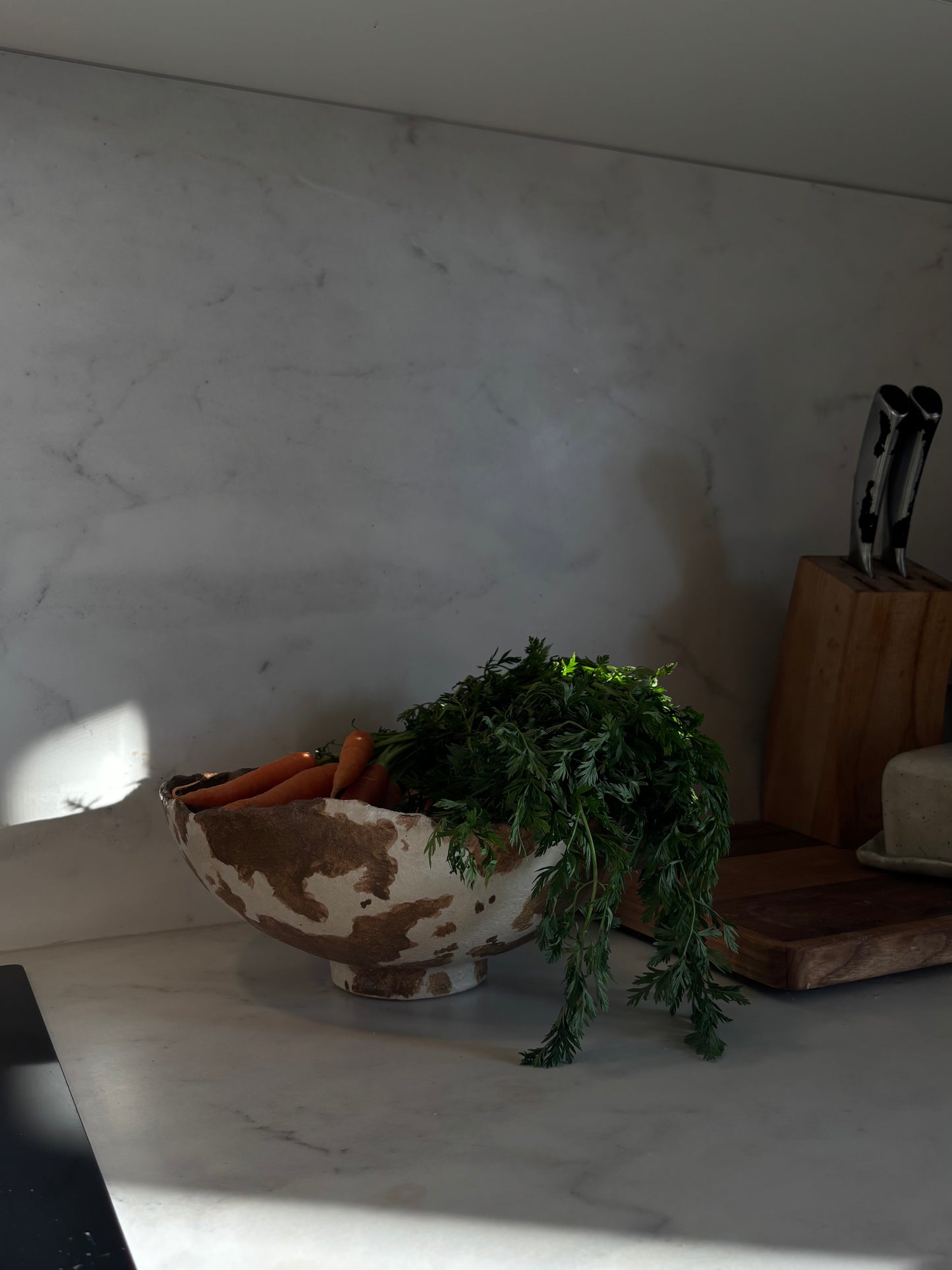 Ceramiczna Okrągła Misa na Sałaty XL Modern Farmhouse Cow