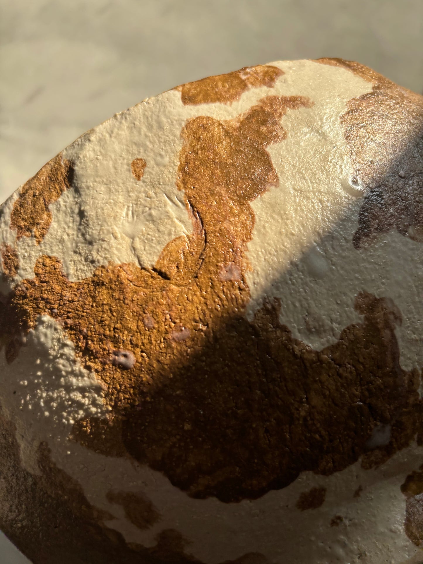 Ceramiczna Okrągła Misa na Sałaty XL Modern Farmhouse Cow