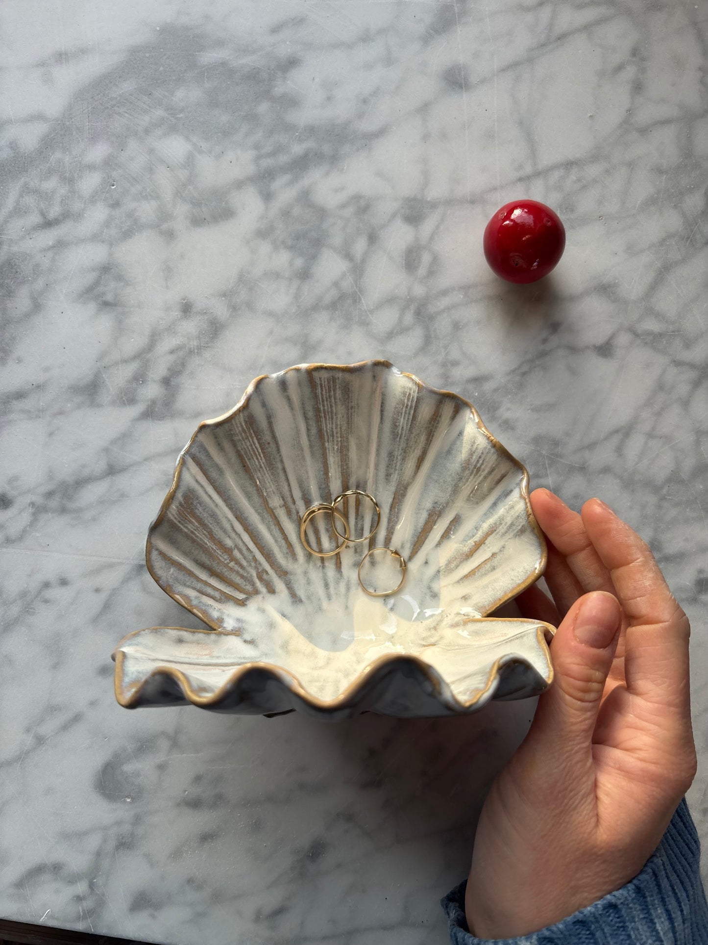 Muszla Skarbiec na Biżuterię Waterfalls